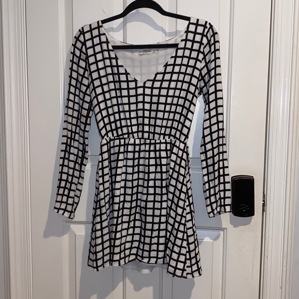 Abercrombie & Fitch checkered Wrap Dress